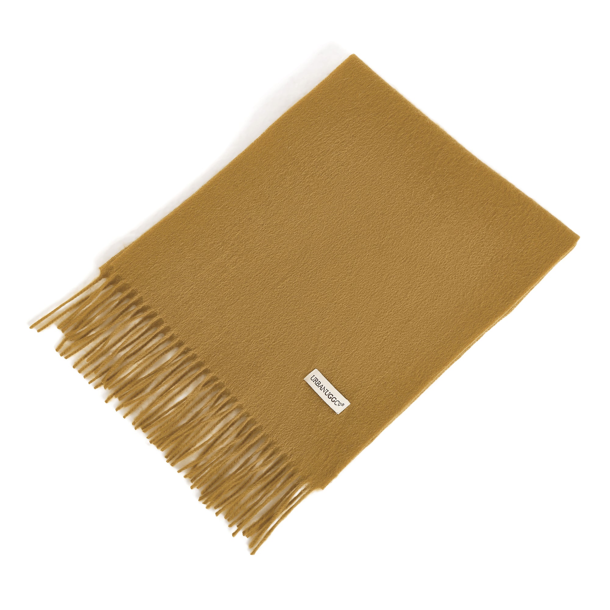 EverUgg Tassel Wool Scarf featuring soft pure wool fabric and decorative tassels, ideal for stylish warmth and accessory enhancement.