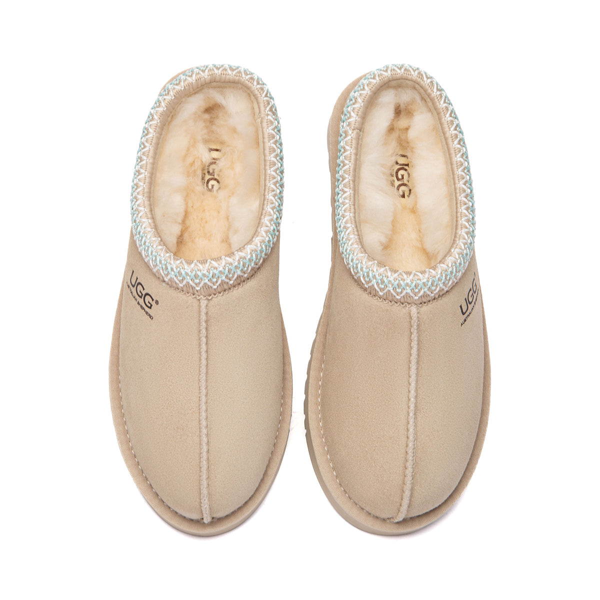 EverUgg Tazman Special Color Mid Platform UGG slippers with cushioned soles and stylish design for comfortable indoor wear