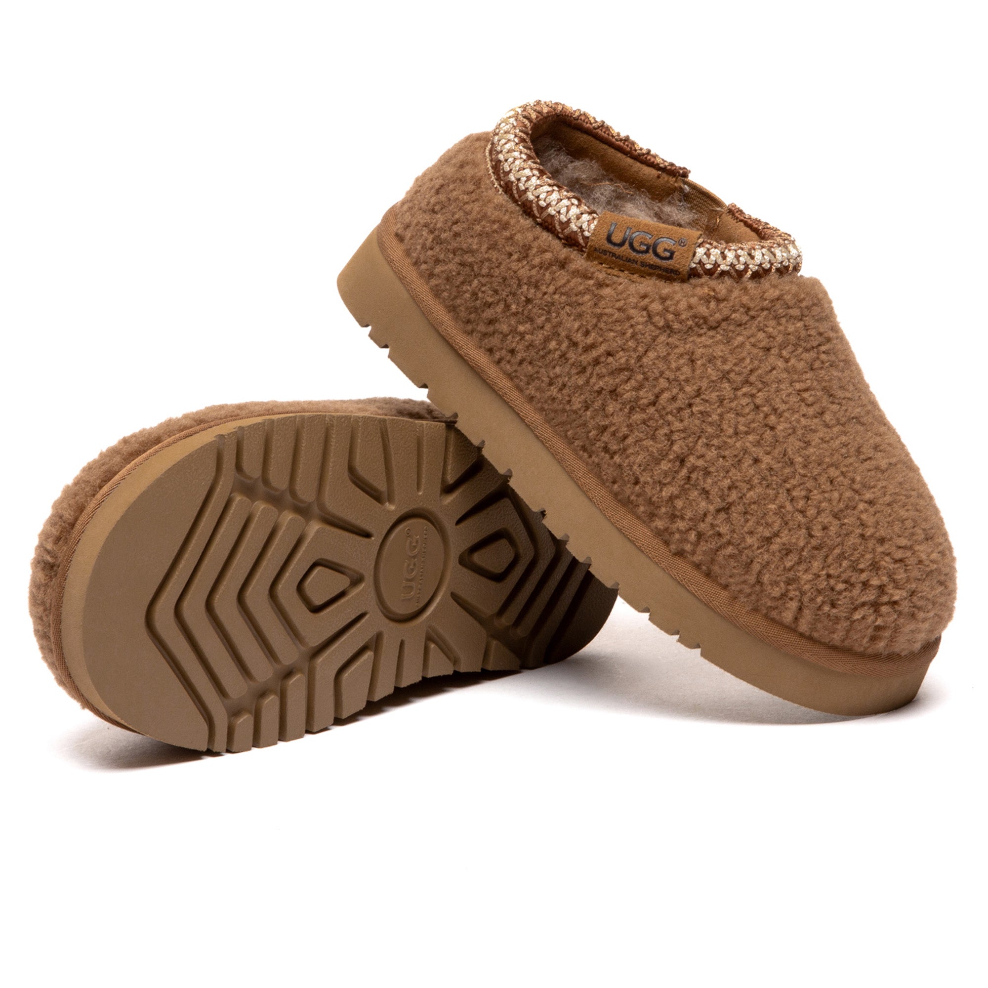 EverUgg Tazzy Furry Kids UGG slippers with plush fur lining and cozy design, perfect for comfortable indoor wear.