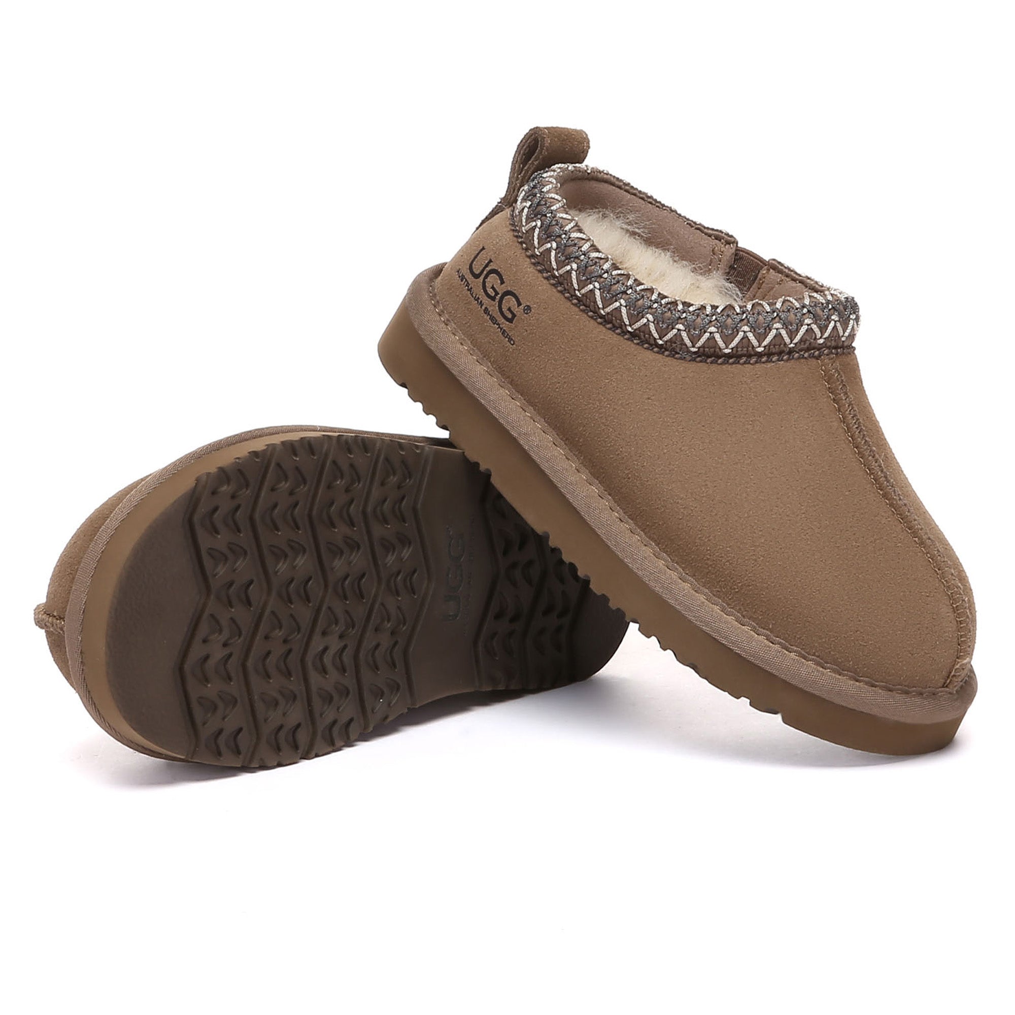 Kids' UGG slippers by EverUgg featuring plush lining and cozy slip-on design, ideal for indoor comfort.