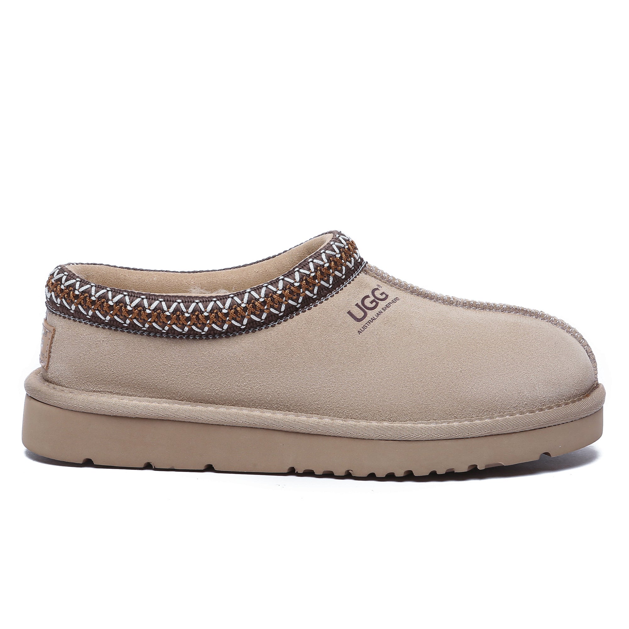 EverUgg Tazzy Stitch UGG slippers with cozy knit design and plush interior, perfect for comfortable indoor wear.
