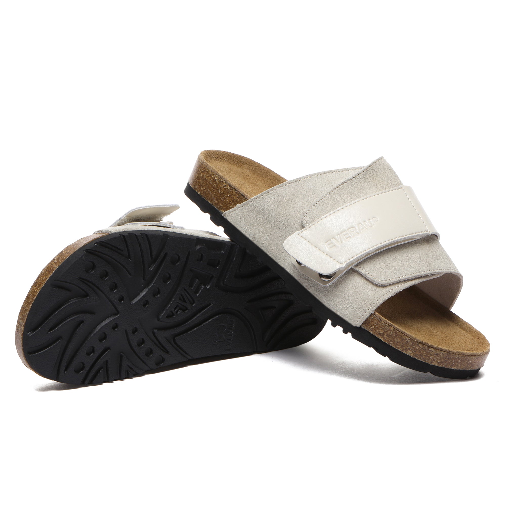 EverUgg Terra adjustable strap slip-on summer sandals featuring a casual design with comfortable straps and open-toe style.