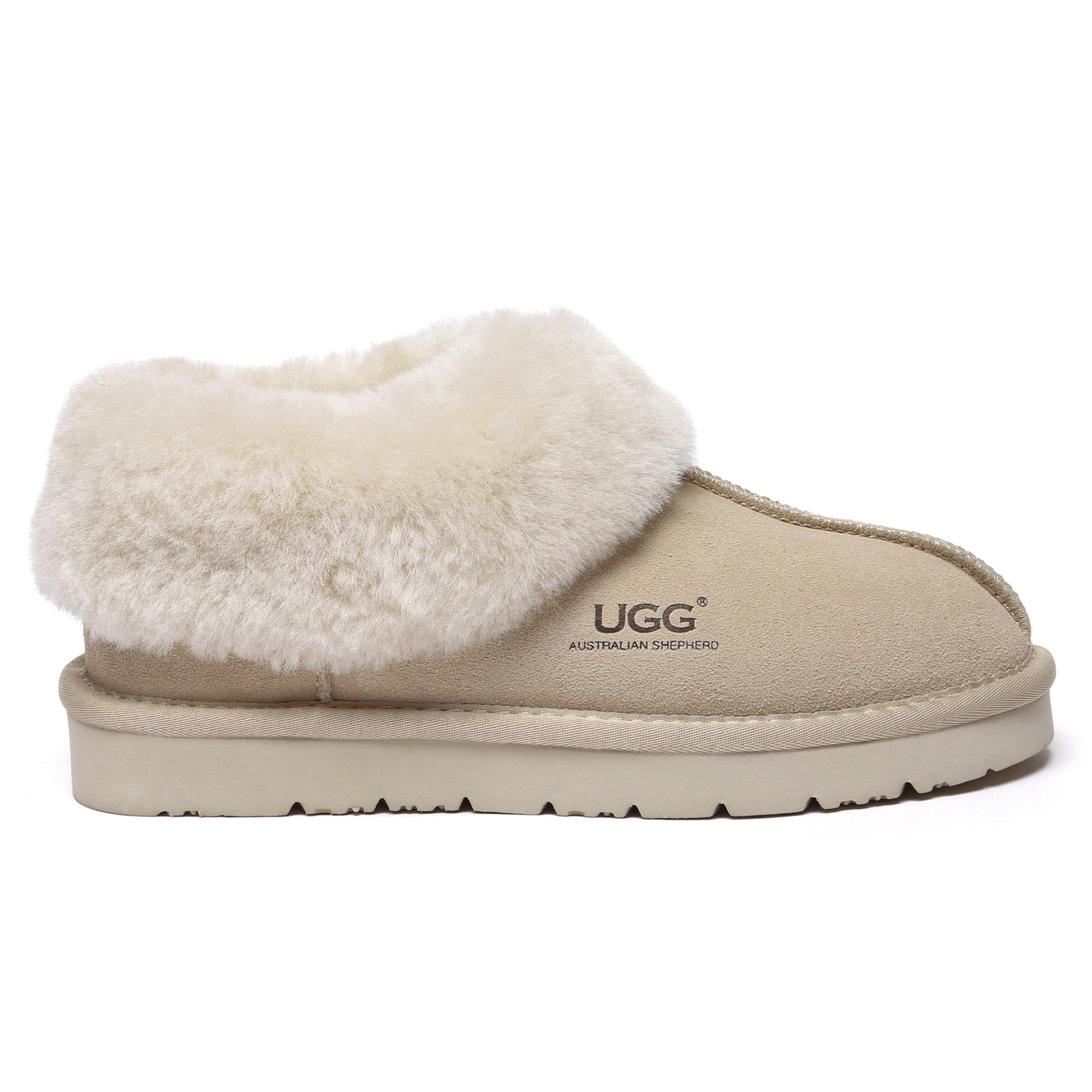 EverUgg ankle slippers in a special color, featuring soft UGG slippers with plush material and cozy design.