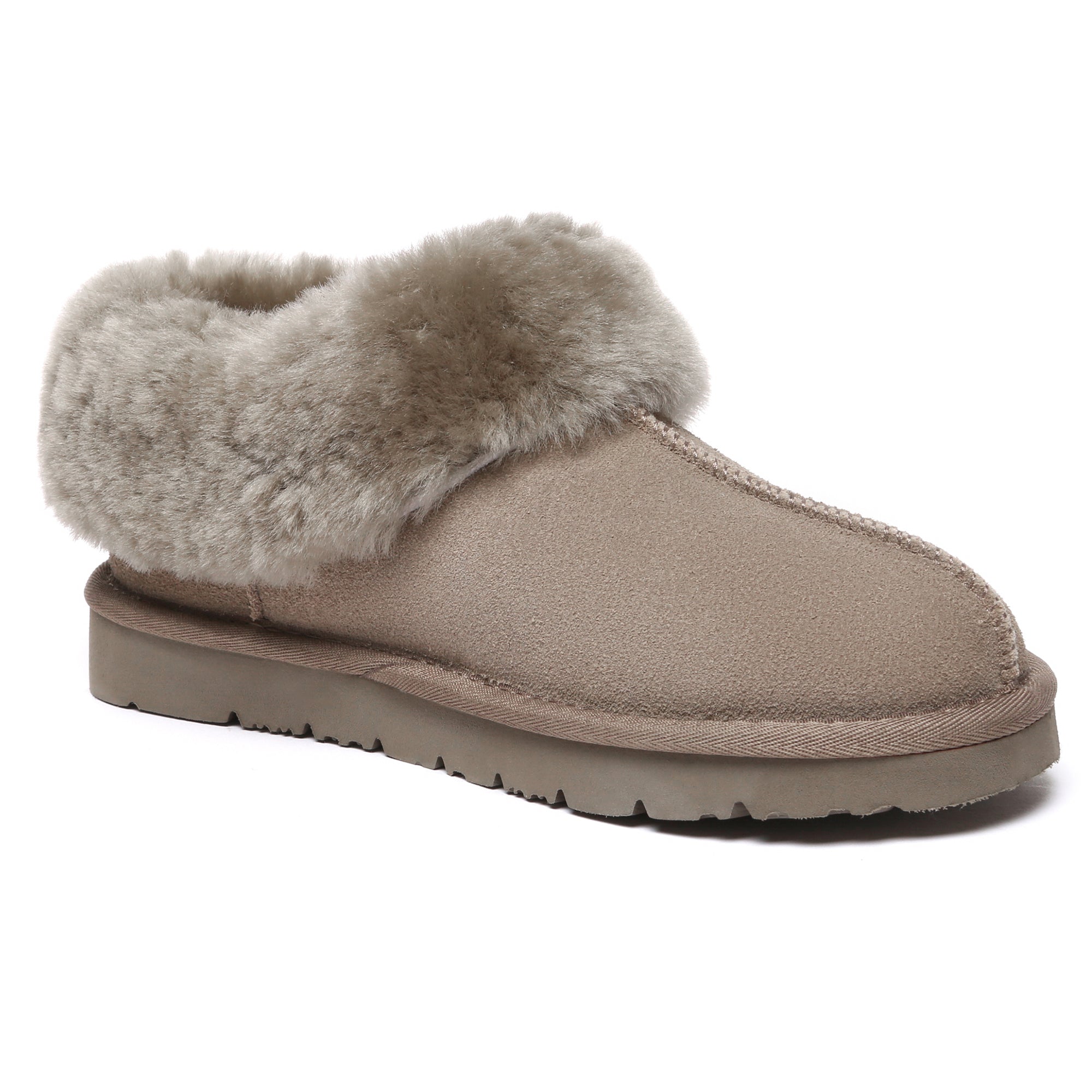 EverUgg UGG ankle slippers in a special color, featuring soft material and cozy design for comfortable indoor wear.