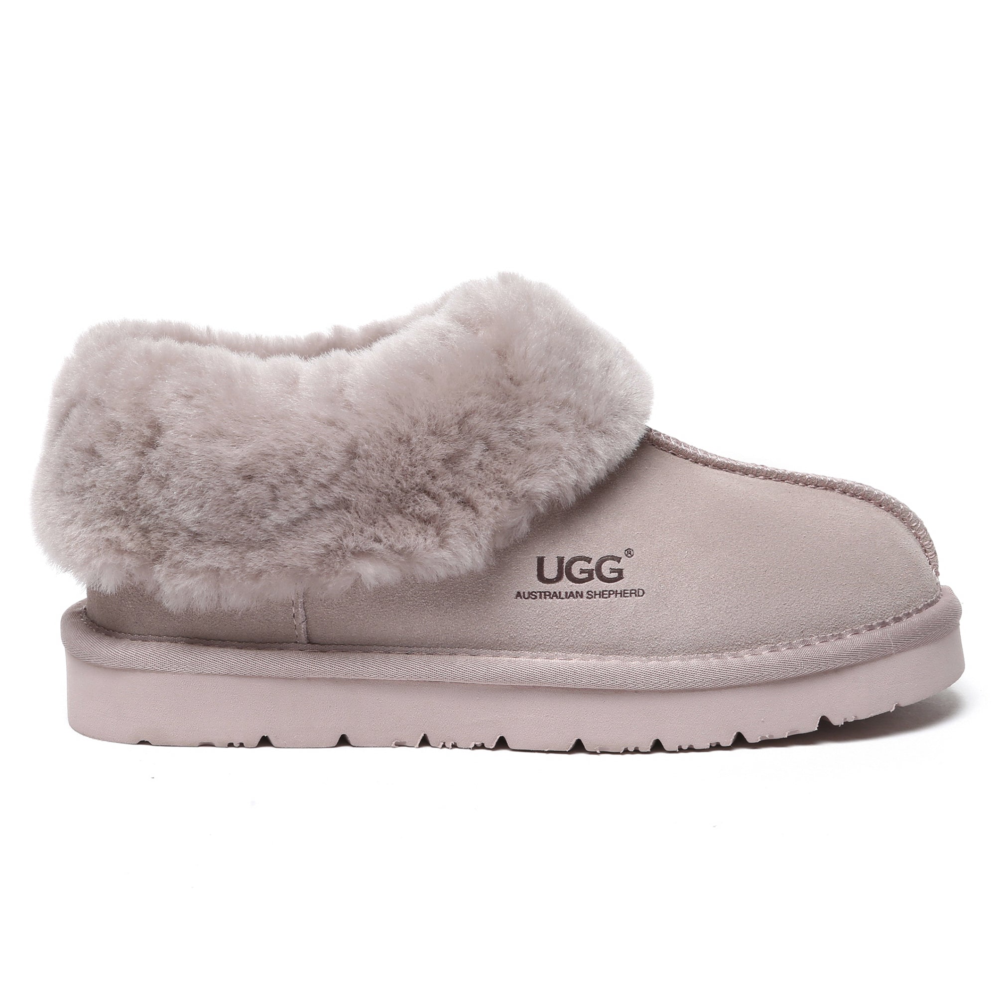 EverUgg UGG ankle slippers in a special color with soft plush material, perfect for cozy indoor wear.