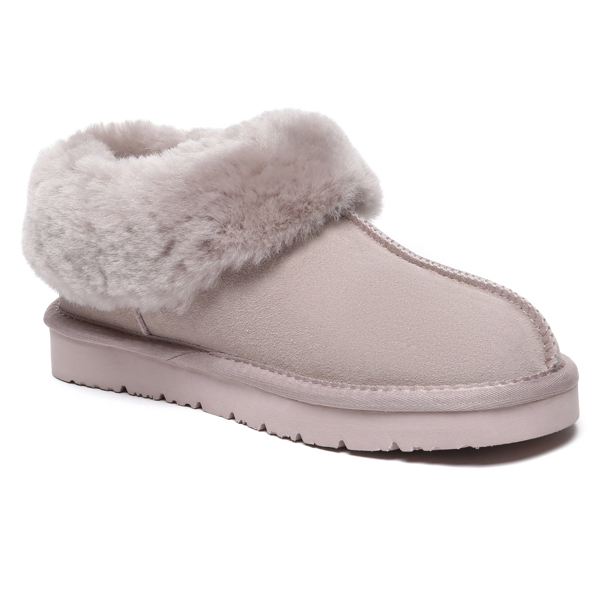 EverUgg UGG ankle slippers in a special color, featuring soft fabric and cozy design perfect for relaxed indoor wear.