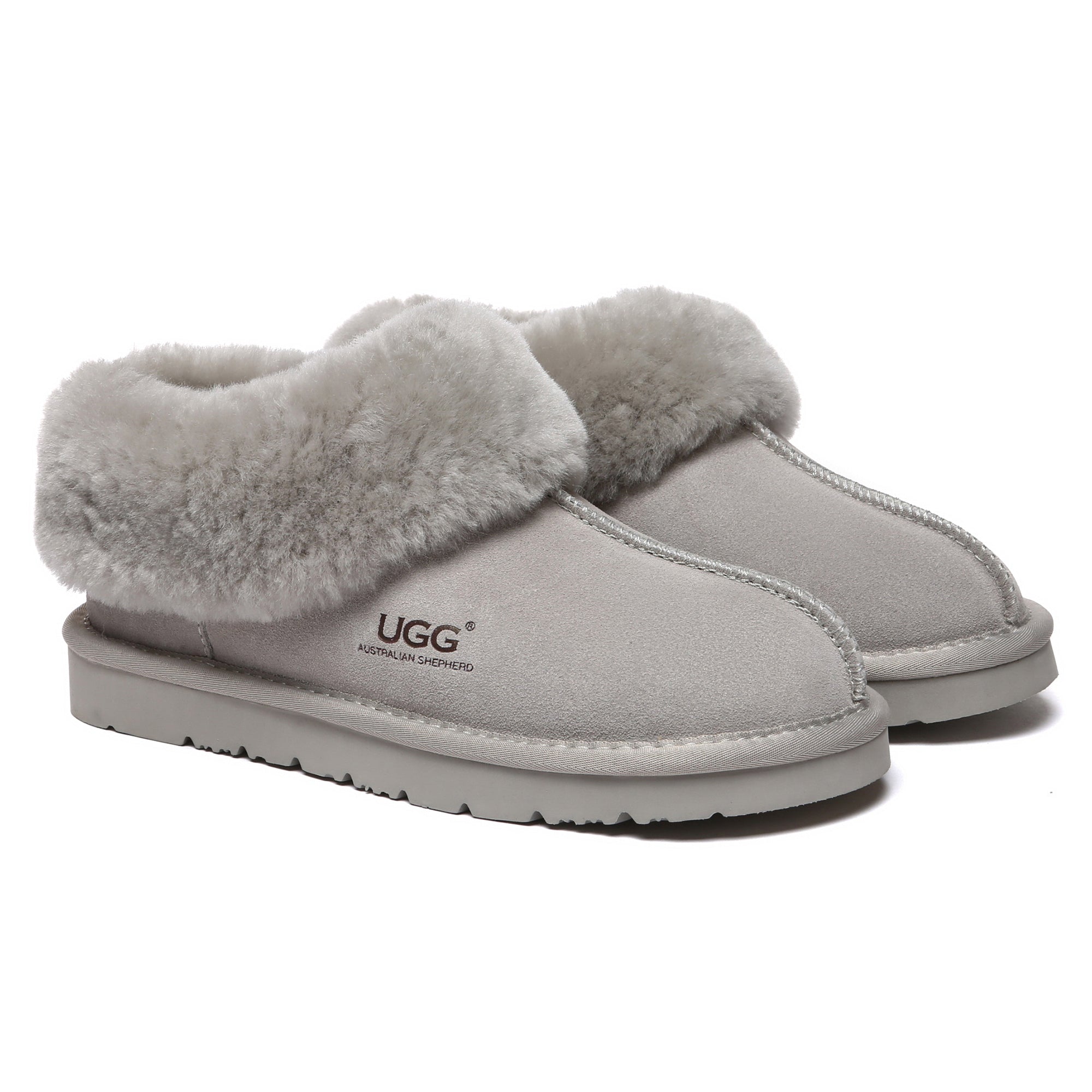 EverUgg UGG ankle slippers in a special color, showcasing soft, cozy material and stylish slip-on design.
