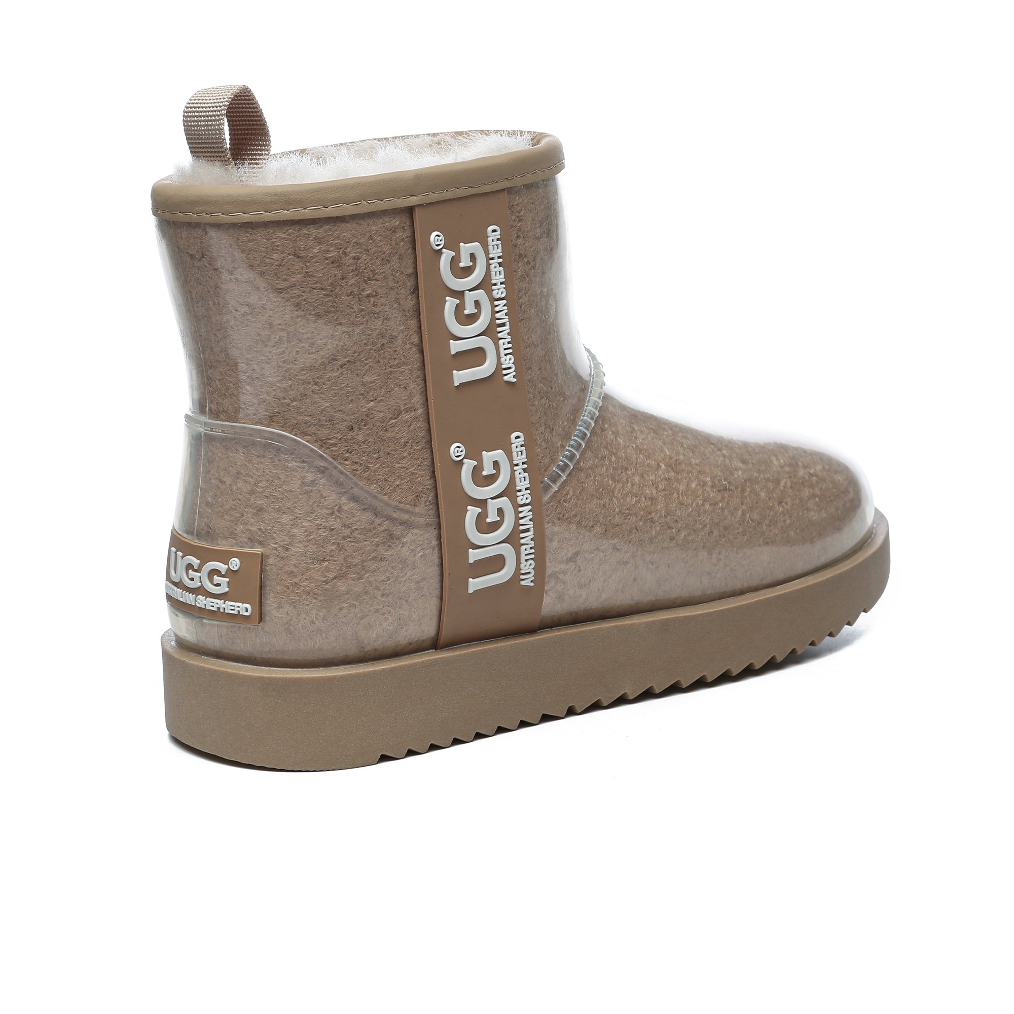 EverUgg coated mini classic rain boots, gumboots with a sleek design and waterproof coating, suitable for wet weather.