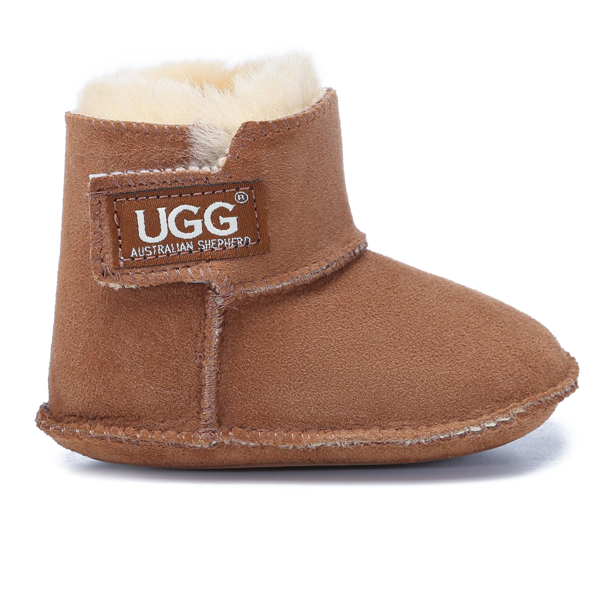 EverUgg UGG Eliana baby booties for kids, soft plush UGG boots with cozy design and cute style, suitable for little feet.