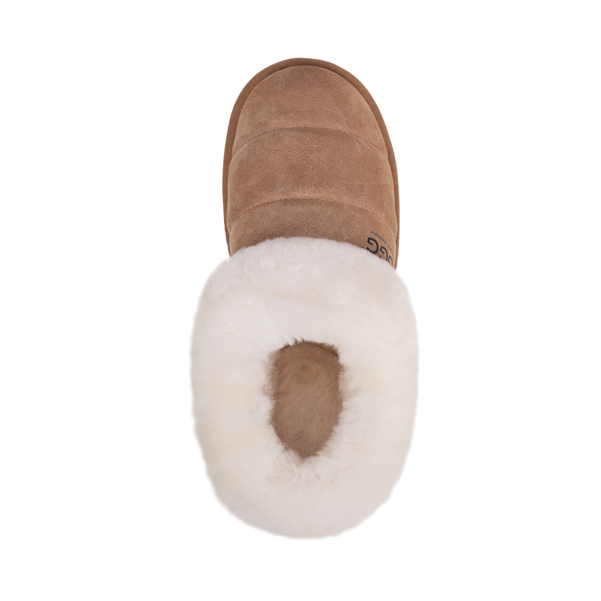 Auzland UGG platform ankle puffer slippers for women, featuring a cozy padded design and casual slip-on style.