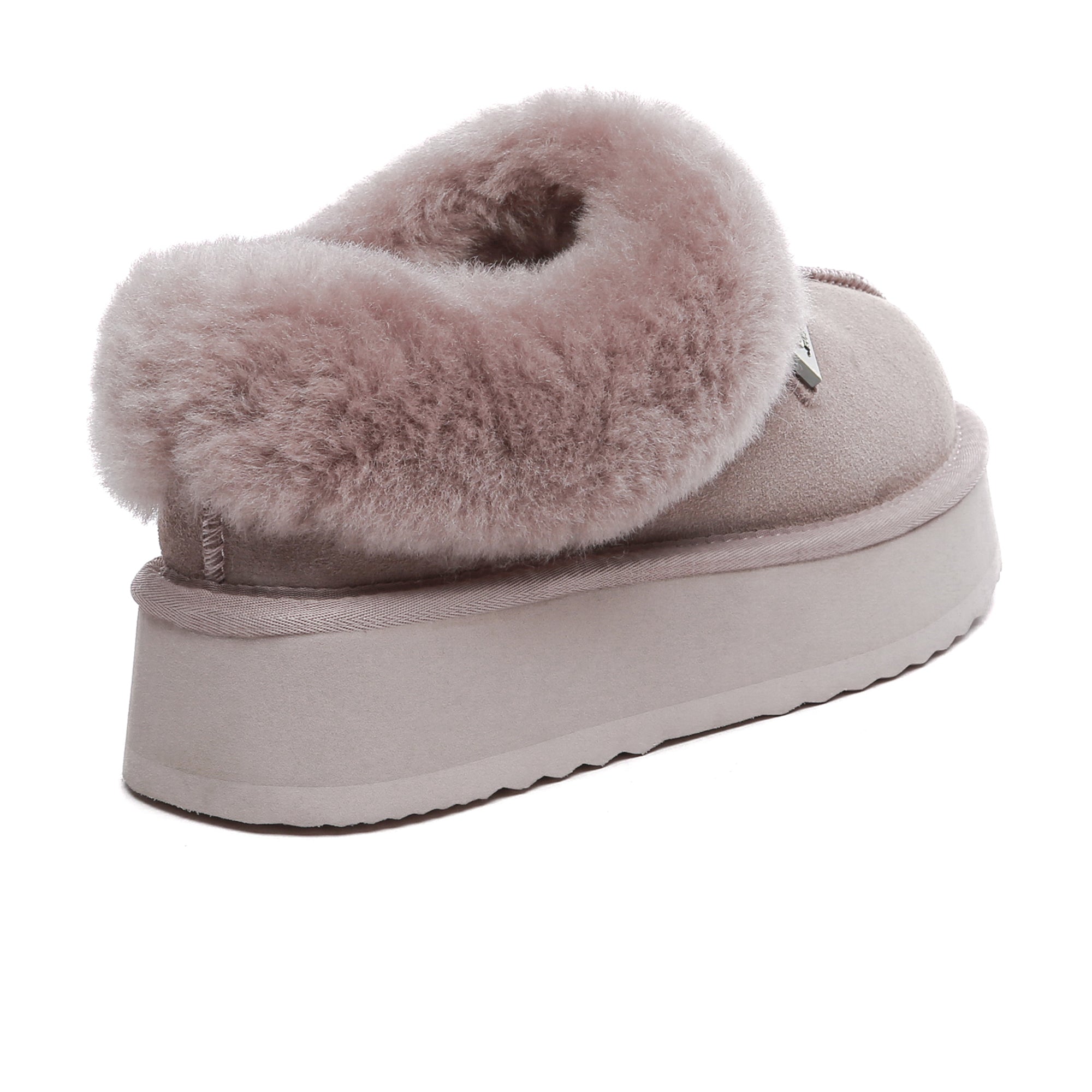 EverUgg UGG platform ankle slippers shoes with plush interior and stylish design, perfect for comfortable casual wear.
