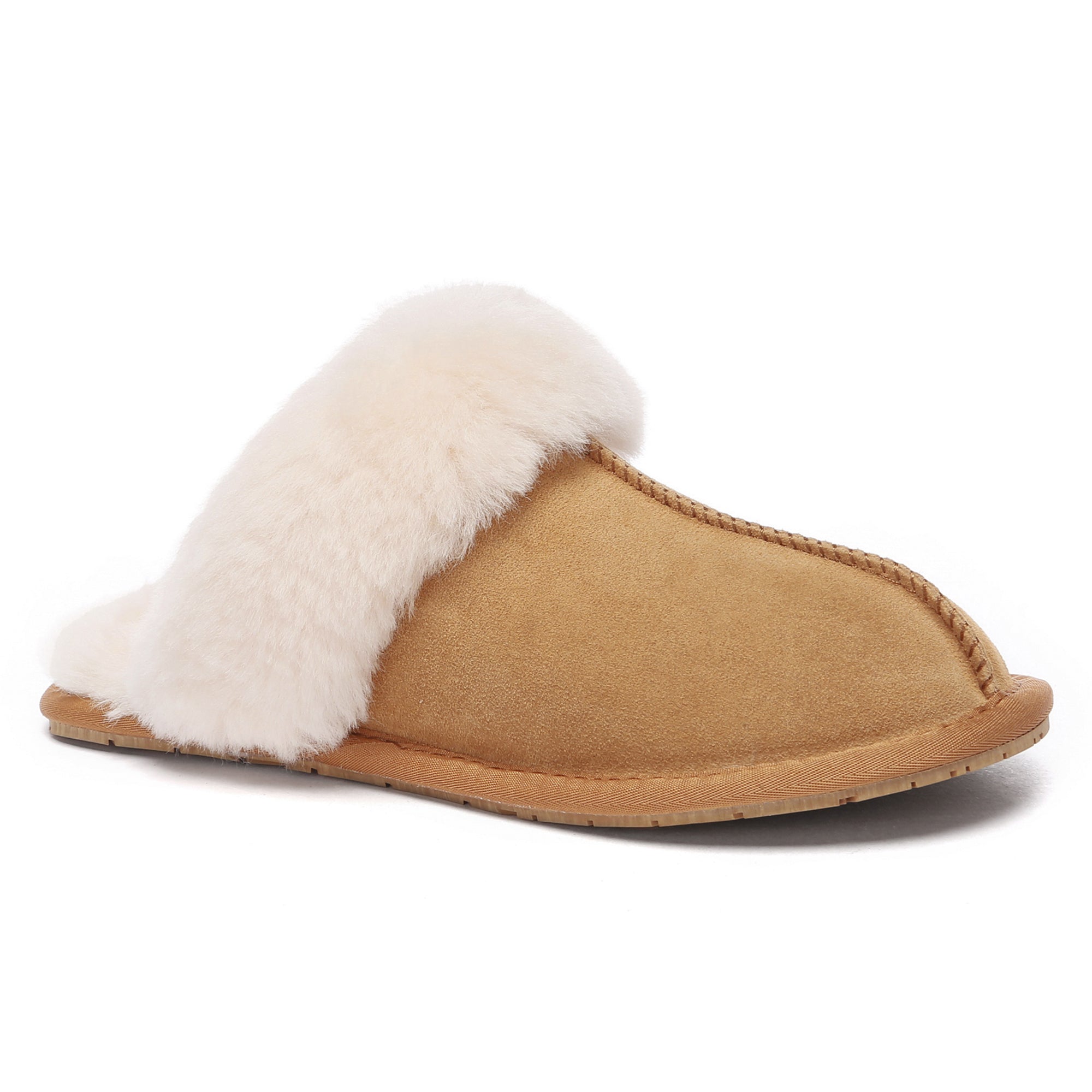 EverUgg UGG Premium Scuff Slippers II in soft, cozy material with a classic slip-on design and plush interior for comfort.
