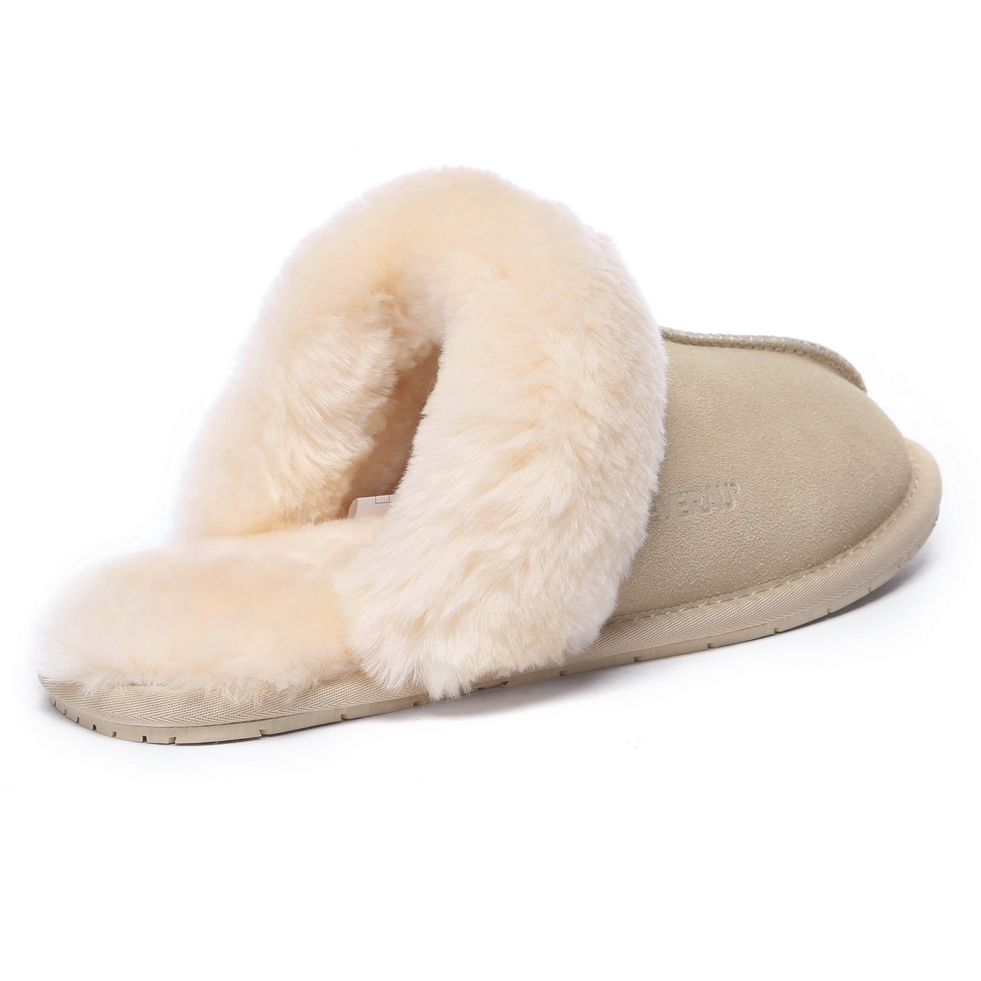 EverUgg UGG Premium Scuff Slippers II, cozy slip-on slippers with soft lining and durable sole, designed for indoor comfort.
