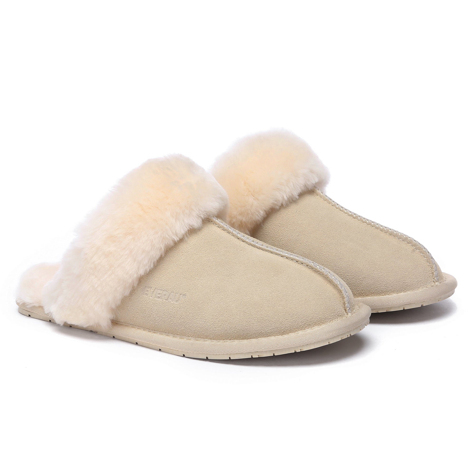 EverUgg UGG Premium Scuff Slippers II in soft, cozy material with a classic slip-on design and plush lining.