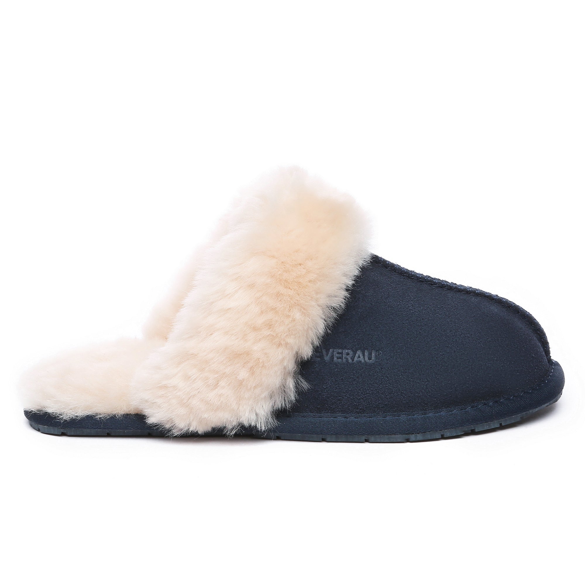 EverUgg UGG Premium Scuff Slippers II featuring soft suede exterior and cozy lining, perfect for indoor comfort.