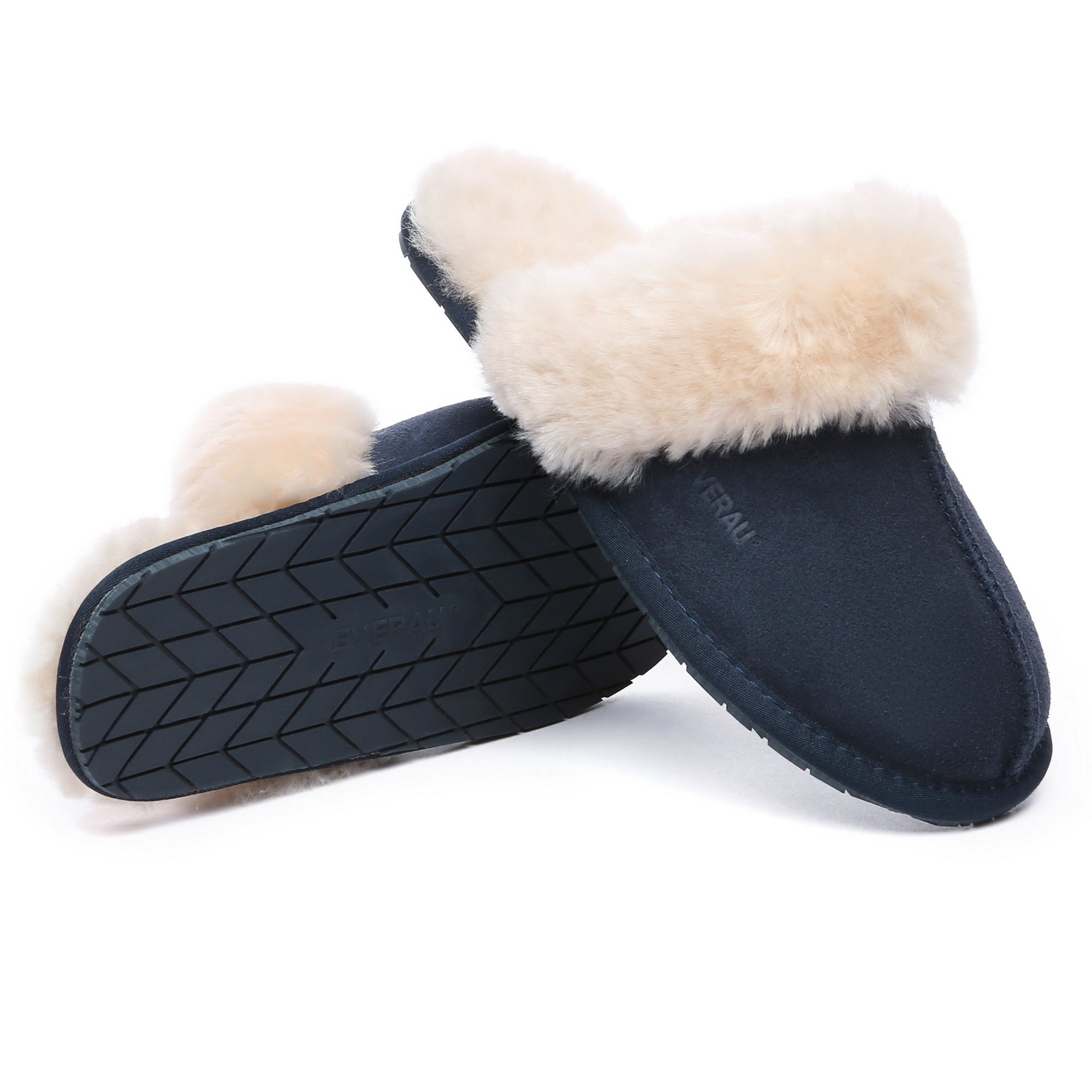 EverUgg UGG Premium Scuff Slippers II showing soft, plush interior and stylish slip-on design for cozy comfort and casual wear.
