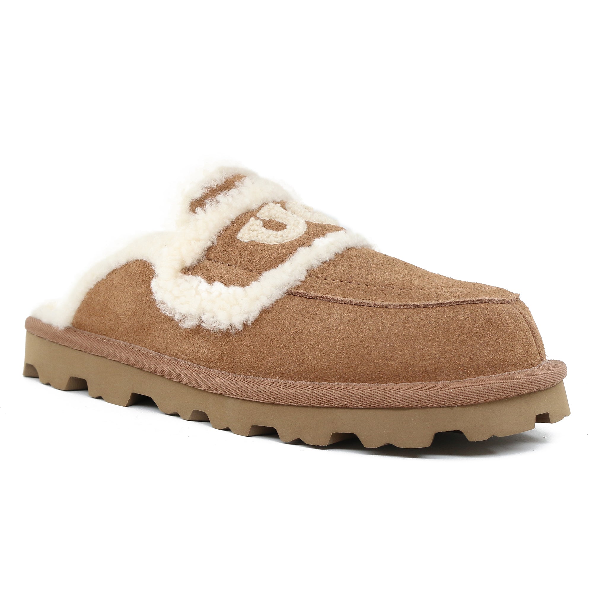 Auzland UGG shearling comfort sole slippers for women, featuring plush shearling lining and cozy slip-on design.