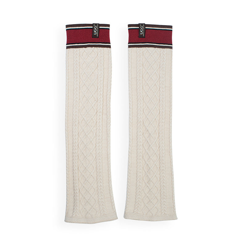 EverUgg stretchy leg warmer socks shown in black with ribbed texture, designed for comfortable, snug fit and added warmth.