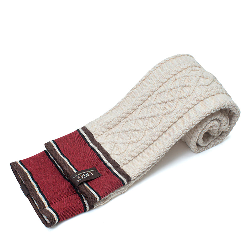 EverUgg stretchy leg warmer socks shown folded, featuring cozy knit fabric and elastic cuffs for a snug fit.
