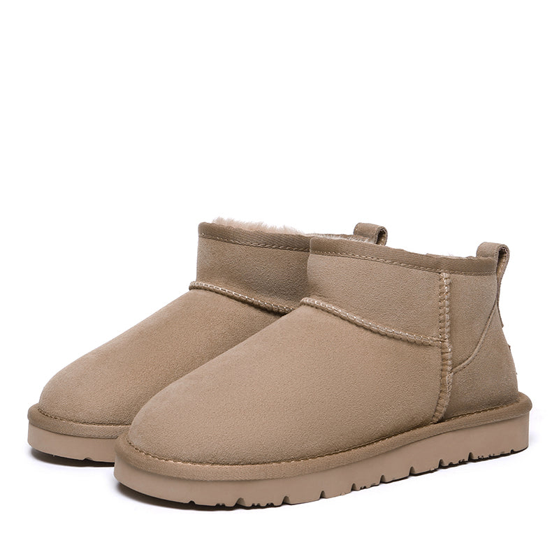 EverUgg Ultra Mini Classic UGG boots for women in special colors, showcasing cozy sheepskin lining and stylish ankle height.