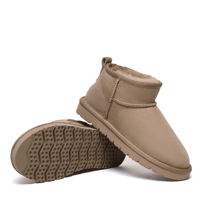 EverUgg Ultra Mini Classic UGG Boots for women in special colors, showing a cozy suede exterior and plush interior.