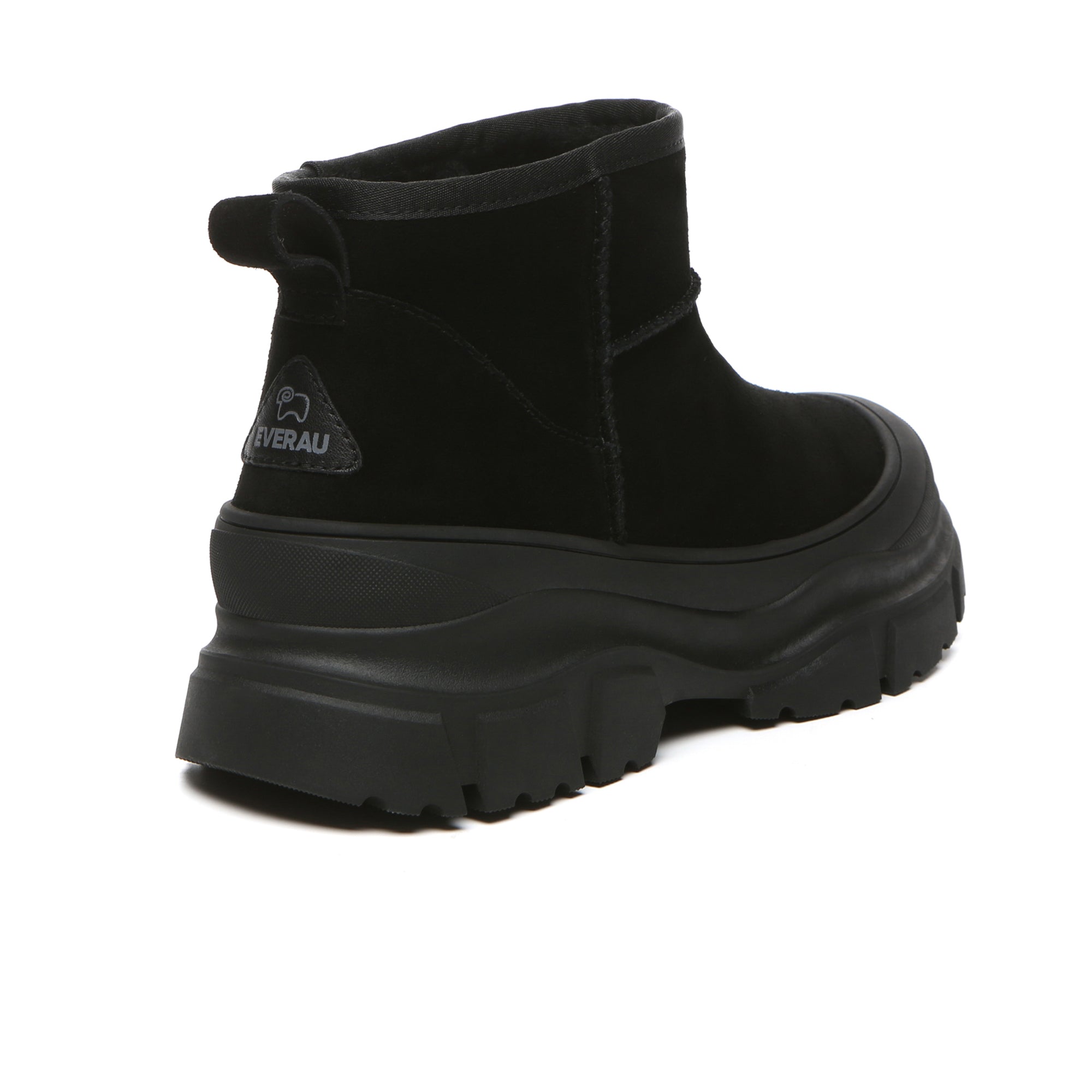 EverUgg Ultra Mini Classic Chunky UGG platform shoes for women, featuring a stylish, chunky sole and cozy suede upper.