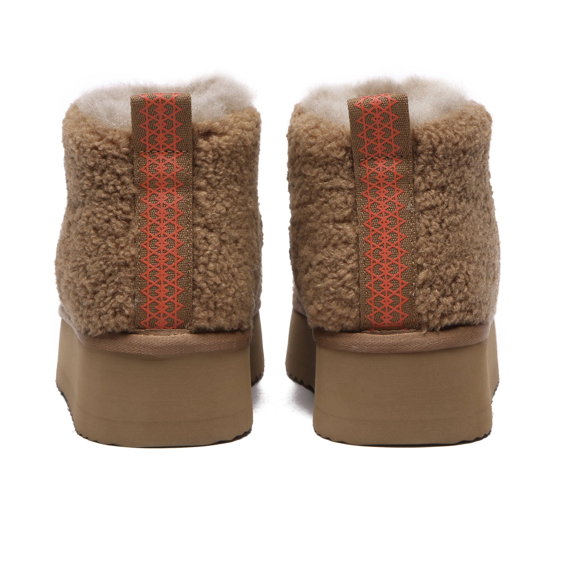 EverUgg Ultra Mini TeddyFluff Platform UGG Boots with plush teddy fur and platform sole, stylishly displayed in the image.