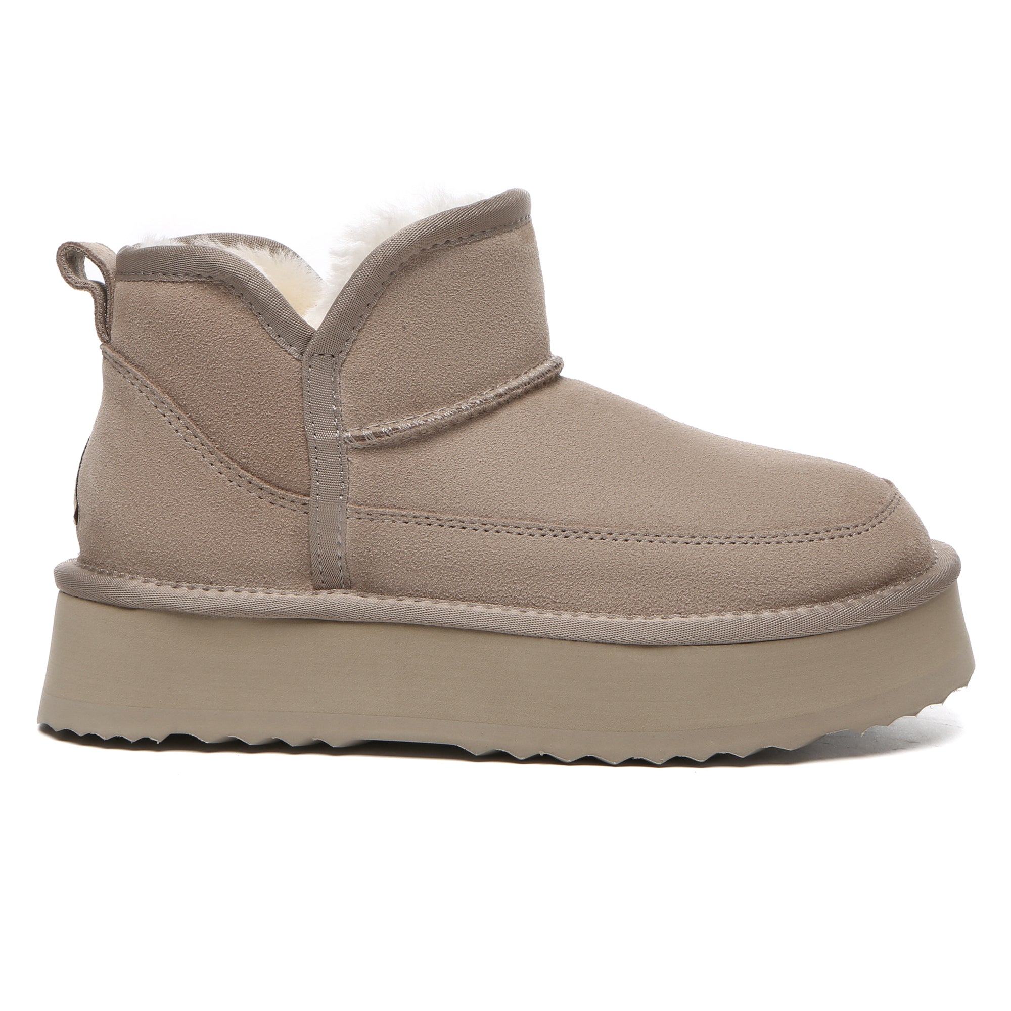 EverUgg V Ankle Ultra Mini Platform UGG Boots for women, showcasing black UGG ankle boots with platform soles and minimalist design.