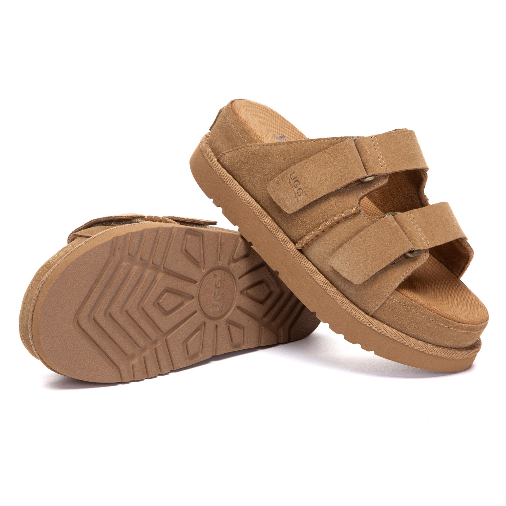 EverUgg Vent Buckle Strap Platform Sandals with adjustable straps and cushioned soles, showcasing stylish open-toe design.