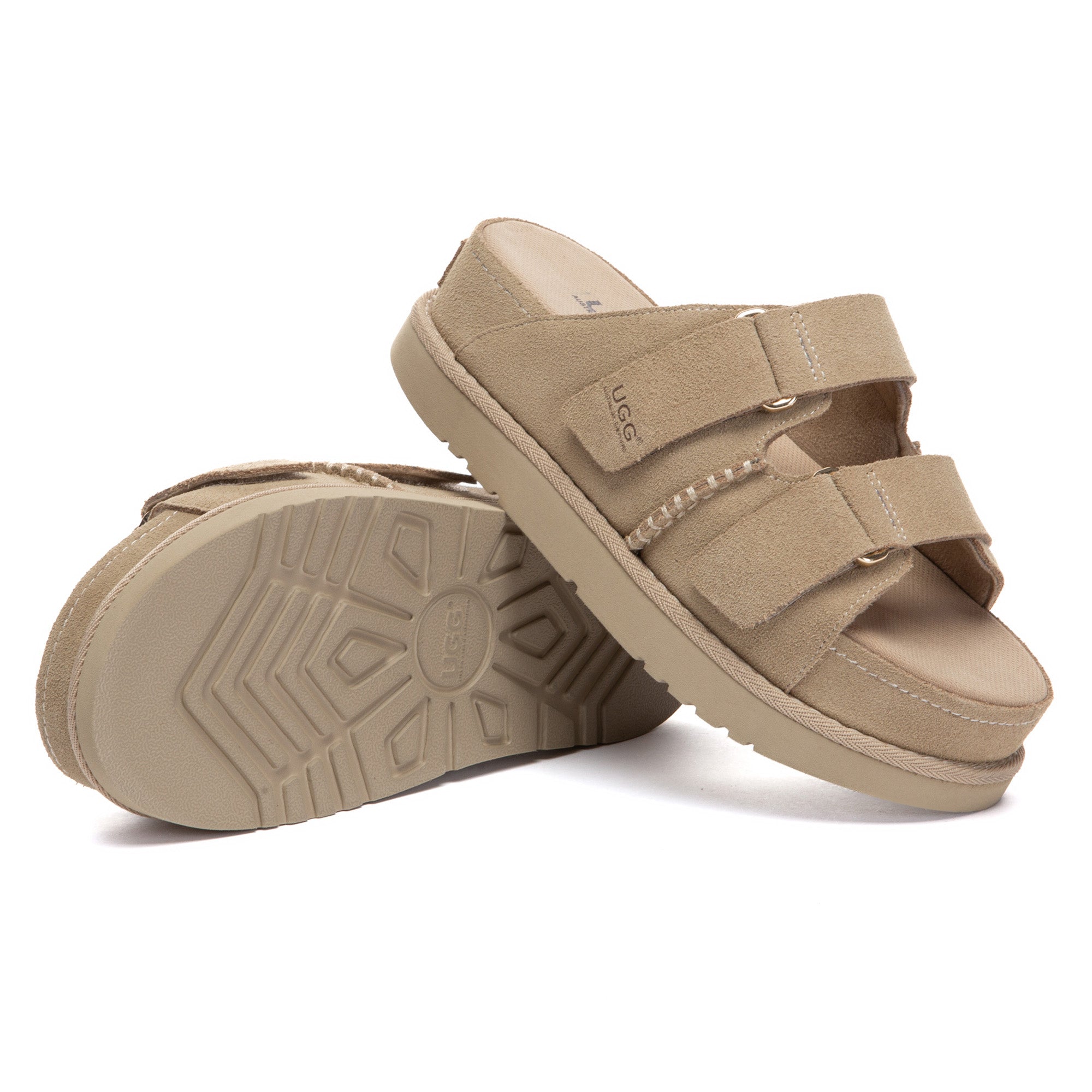 EverUgg Vent Buckle Strap Platform Sandals with adjustable buckle and open-toe design, showcasing stylish footwear.