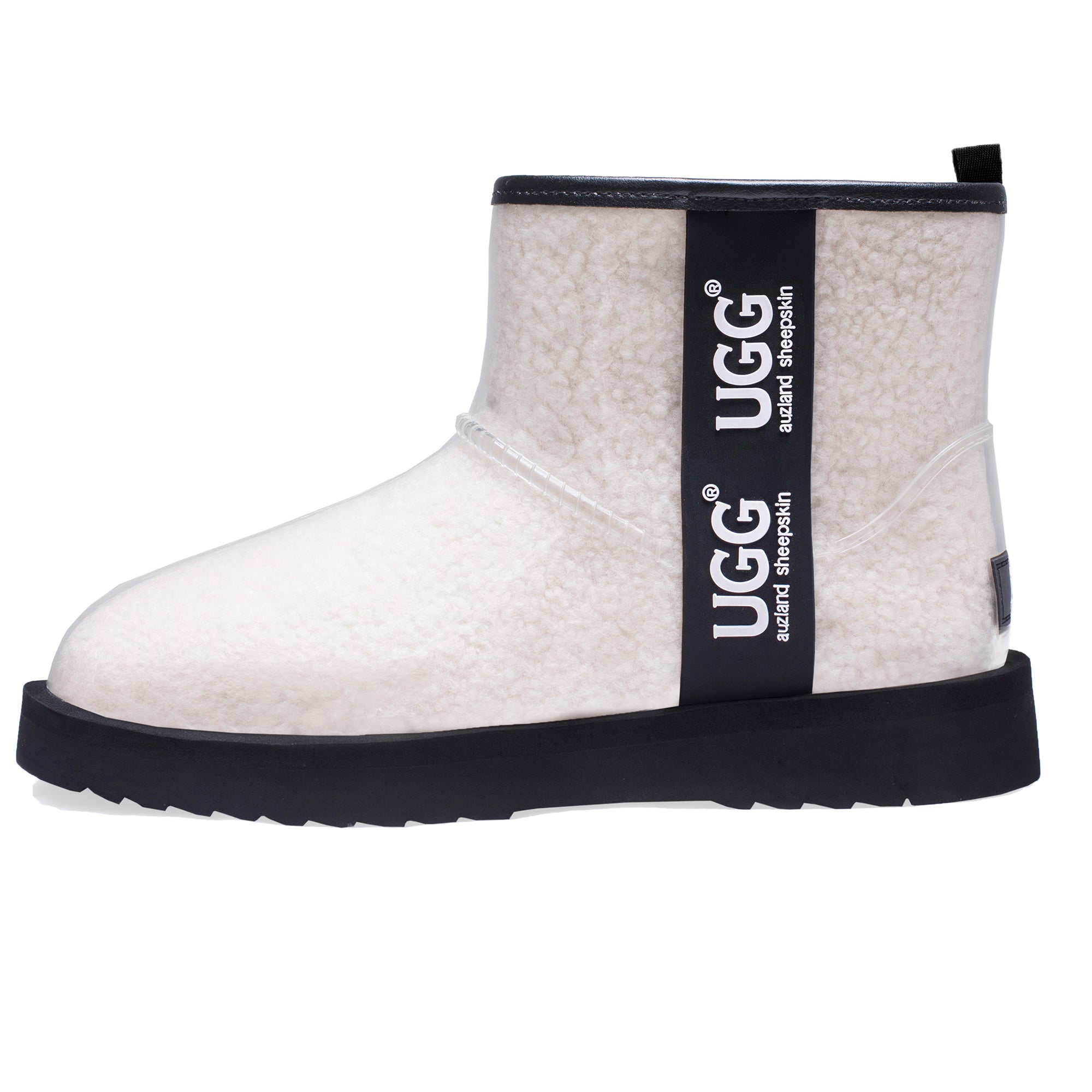 UGG Zipper Clear Mini Rain Boots