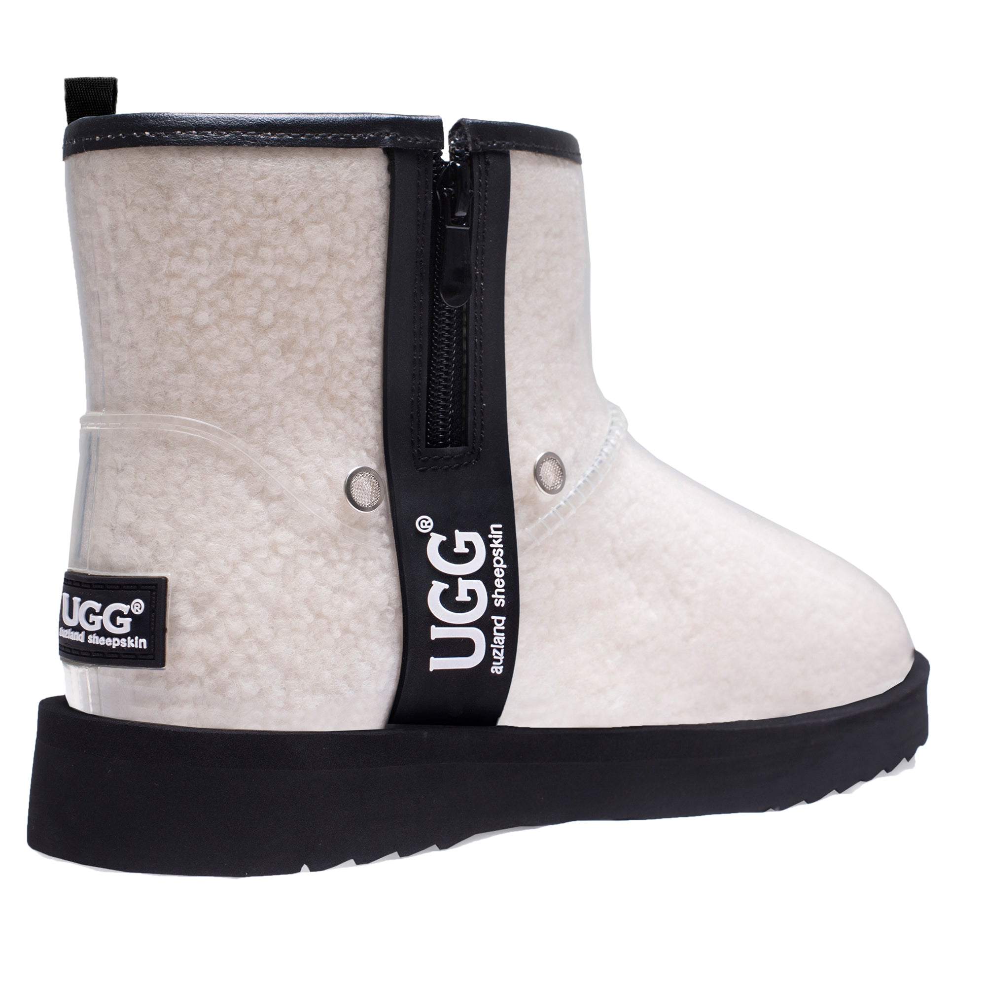 UGG Zipper Clear Mini Rain Boots