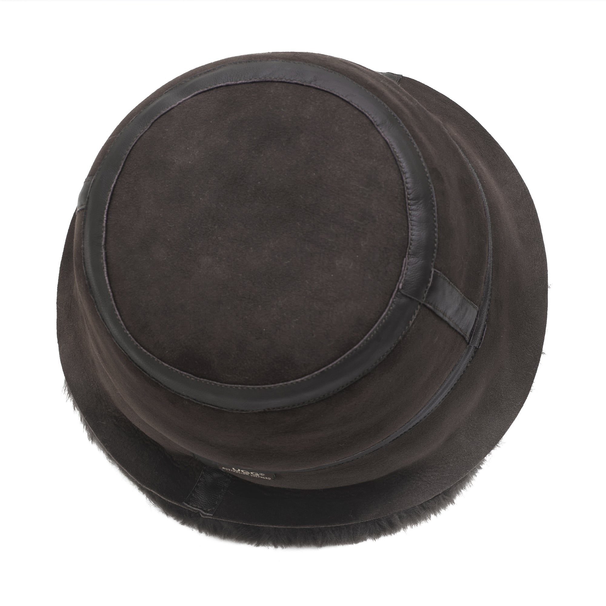 EverUgg winter sheepskin wool bucket hat with cozy, textured design, perfect for cold weather and outdoor wear.
