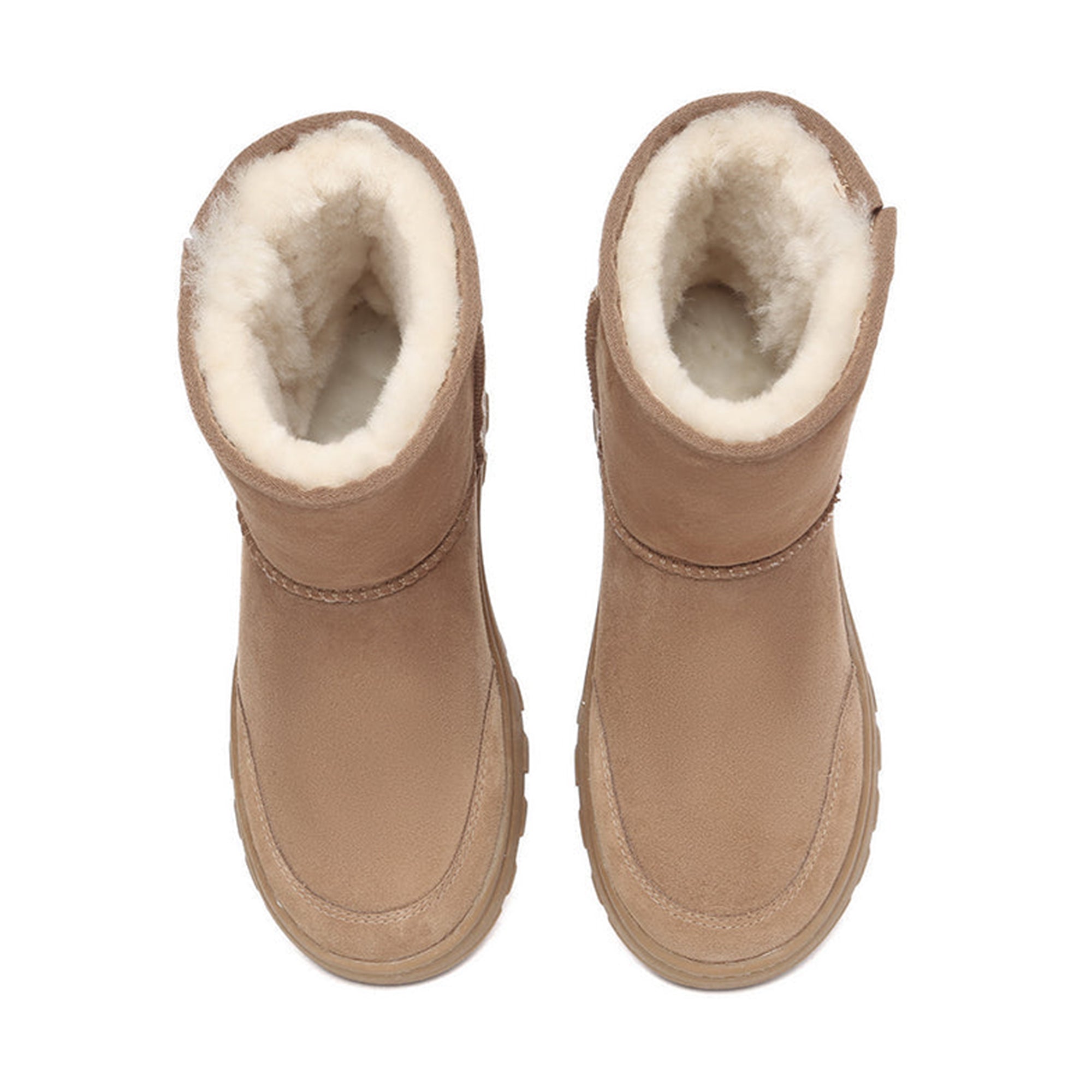 EverUgg zipper short classic explorer boots with side zipper and rugged sole, designed for outdoor adventure and casual wear.
