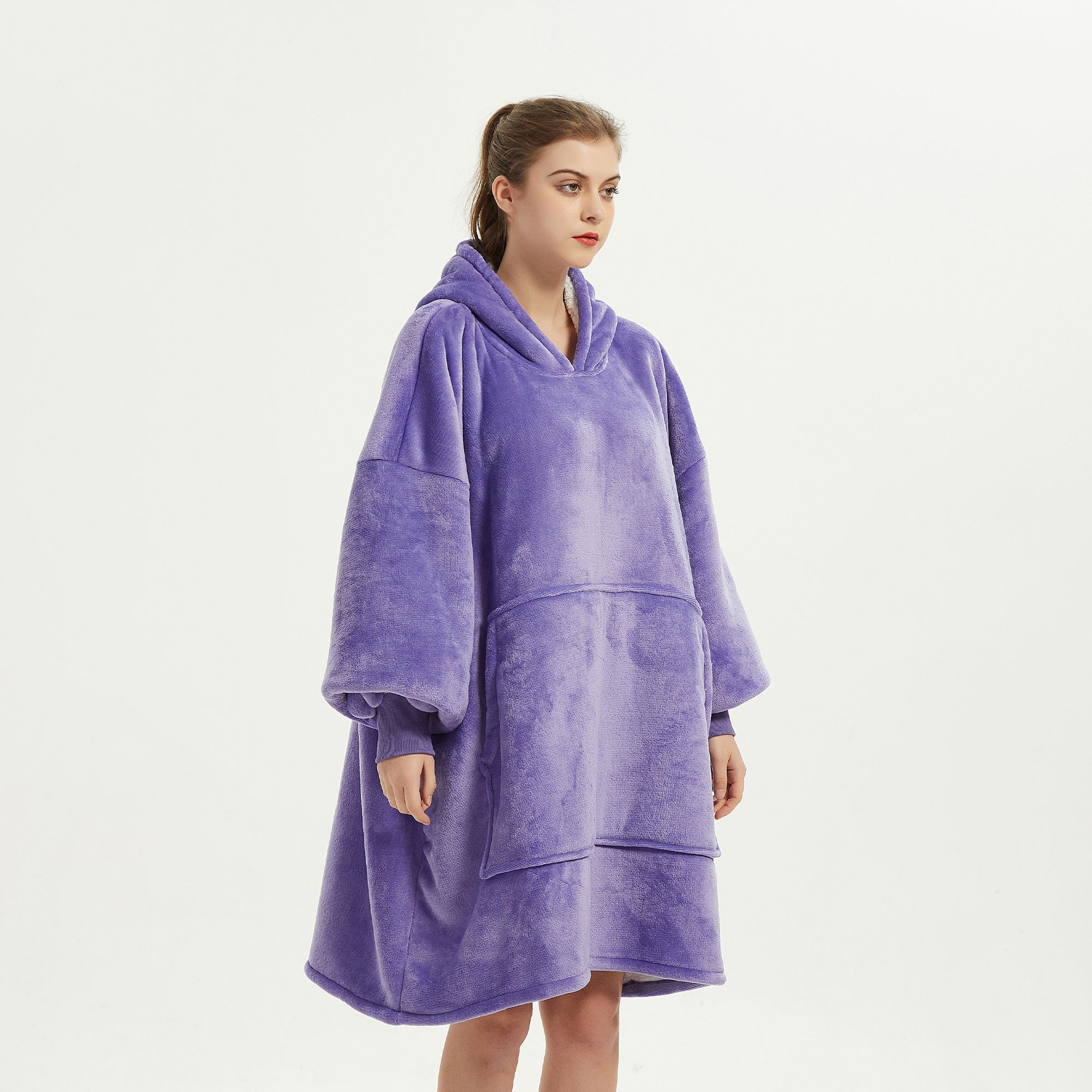 Purple Hoodie Blanket
