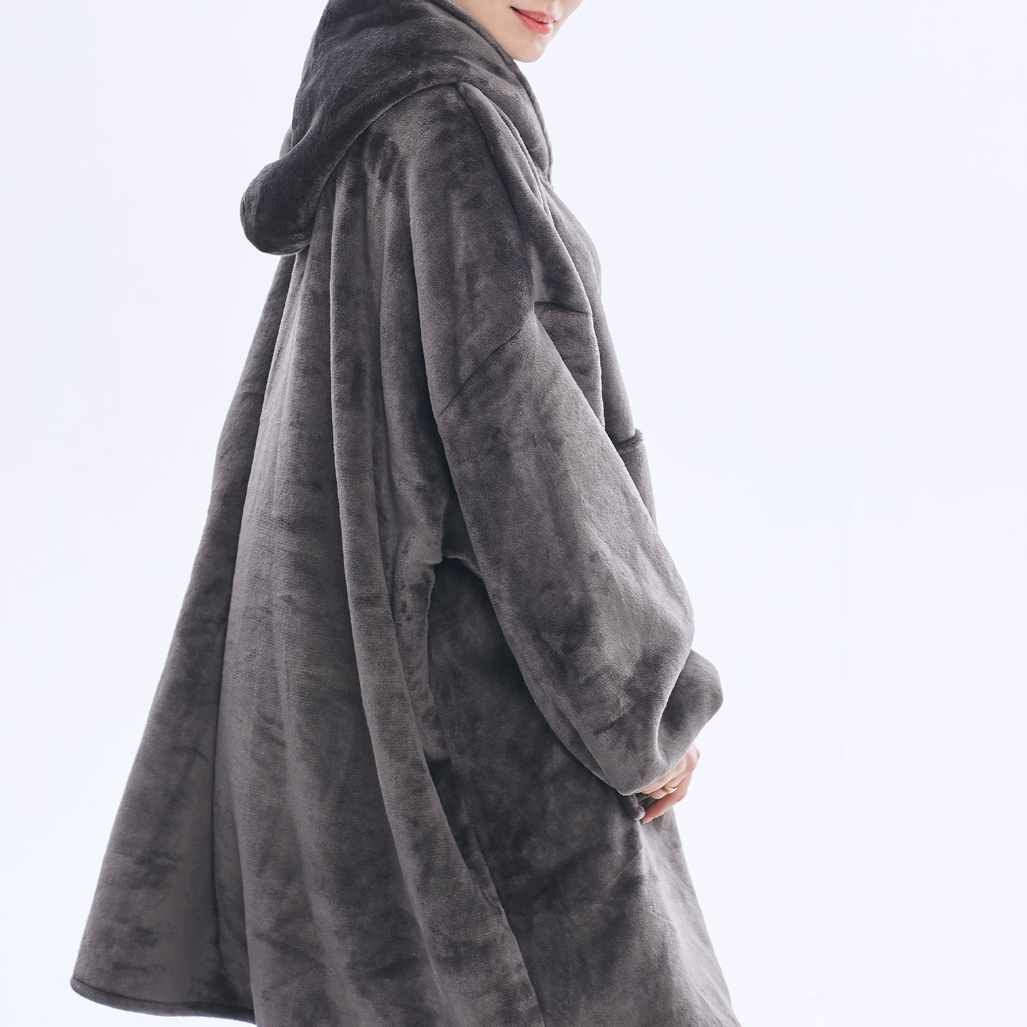 Grey Hoodie Blanket