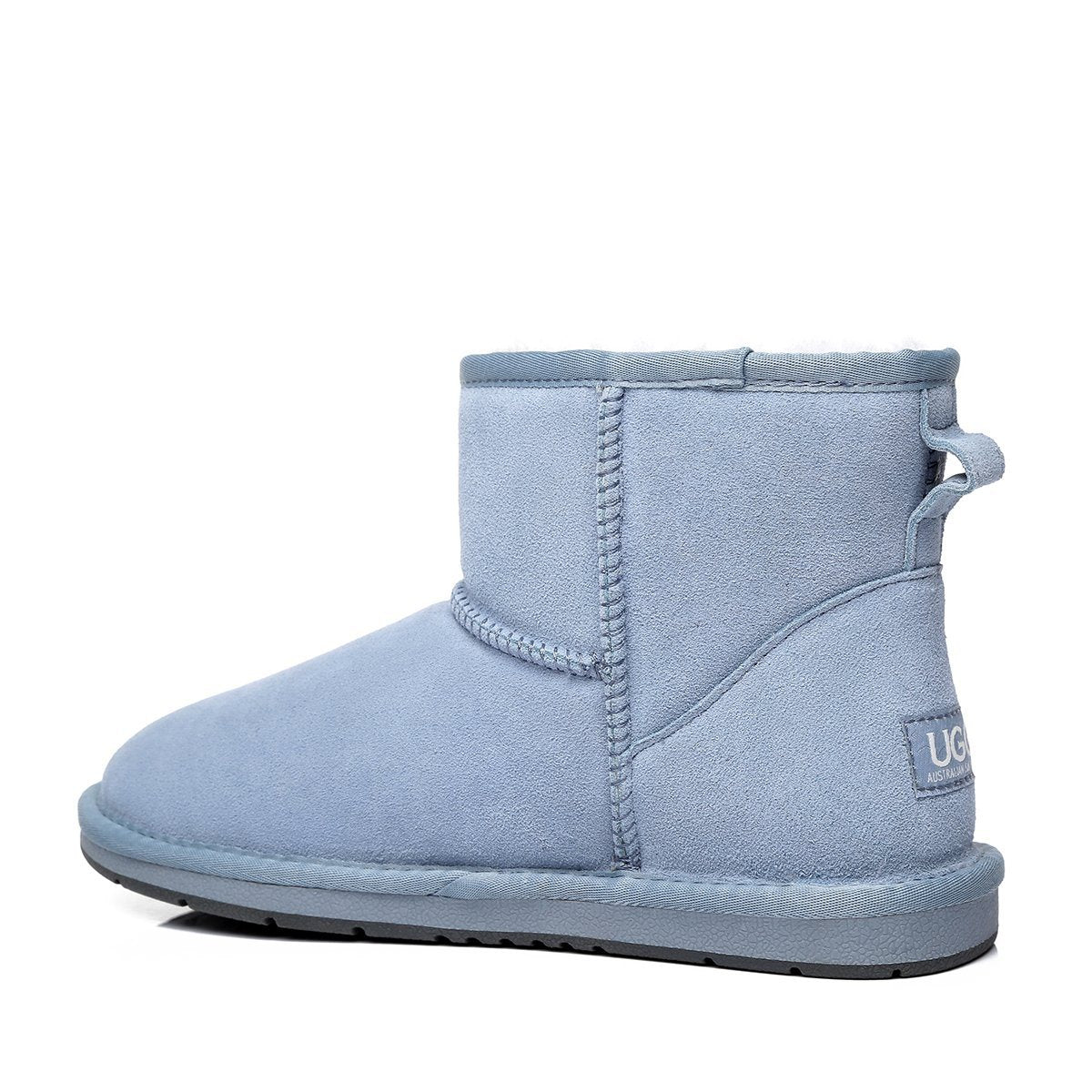EverUgg Classic Mini UGG Boots in special suede colors, showcasing their stylish design and cozy construction for women.