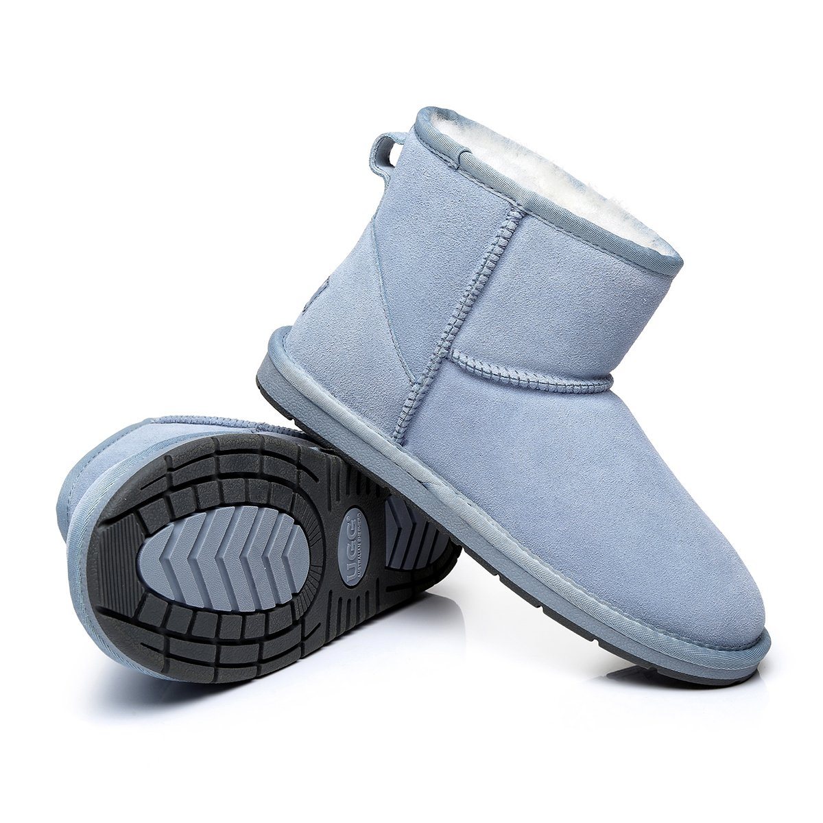 EverUgg Classic Mini UGG Boots in special suede colours, showcasing the cozy, stylish design for women.