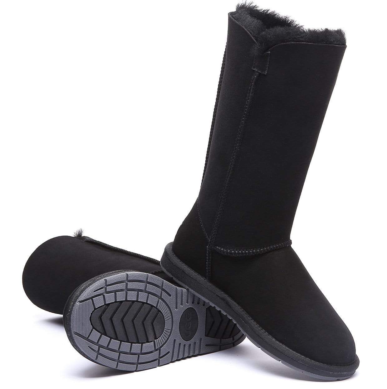 EverUgg Classic Tall 3-Button UGG Boots for women, showcasing the tall design with three-button accents.