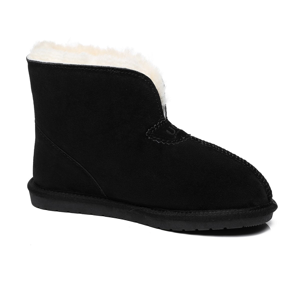 EverUgg Jonah unisex slippers with double-face sheepskin and plush lining, designed for comfort and cozy indoor wear.