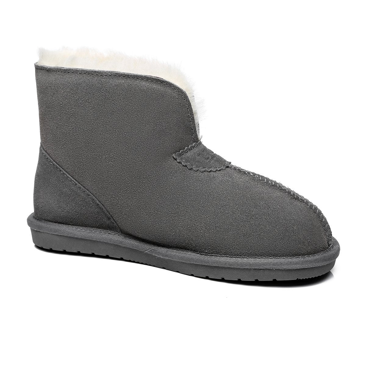 EverUgg Jonah unisex slippers with double-face sheepskin, cozy slip-on shoes for women and men, soft and comfortable footwear