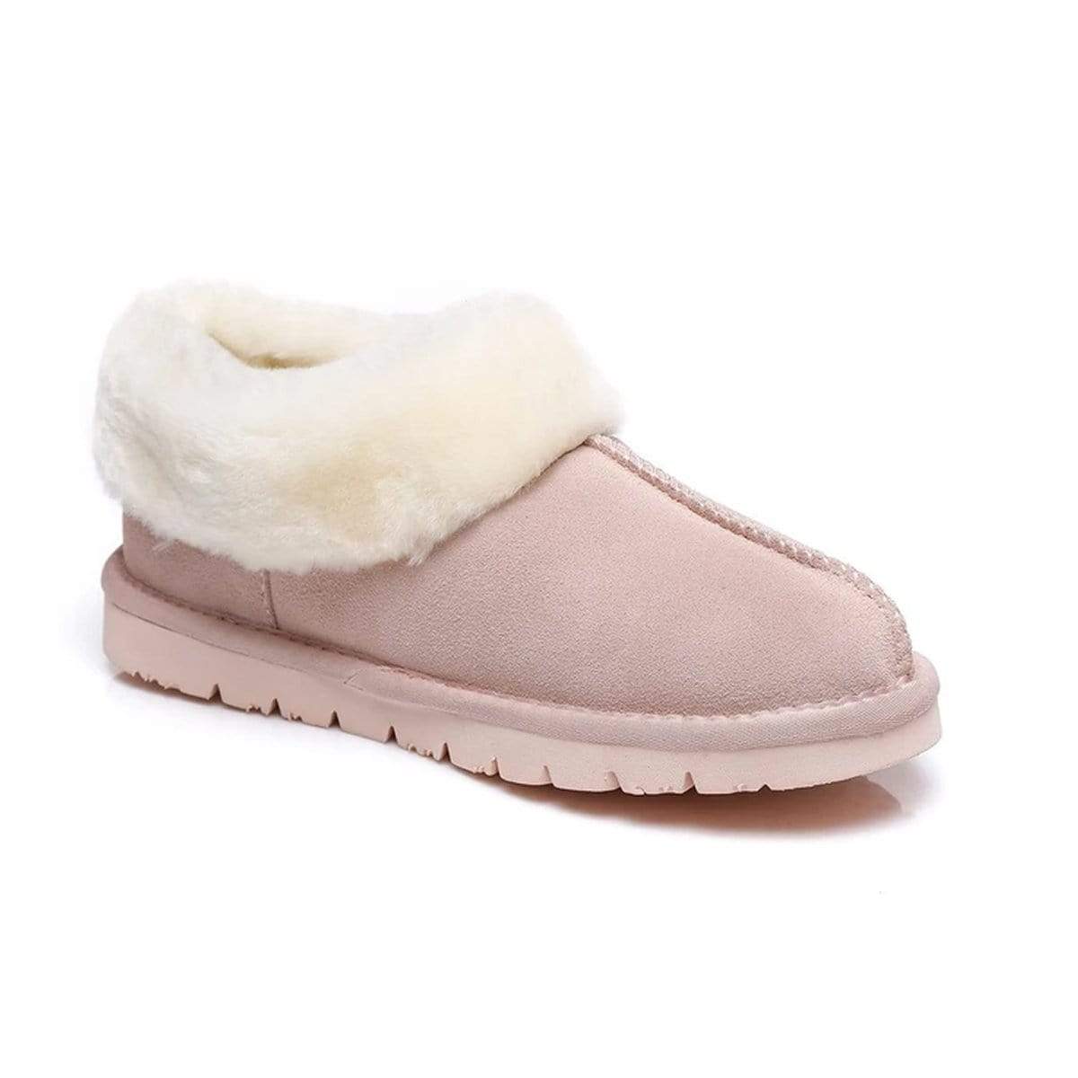 EverUgg premium ankle slippers for women featuring soft, cozy fabric and a stylish design perfect for indoor comfort.