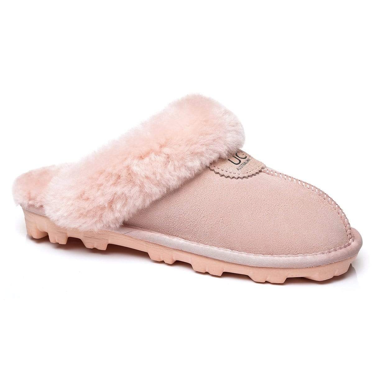 Unisex UGG slippers by EverUgg featuring premium anti-slip soles and soft plush lining for comfortable women's casual footwear.