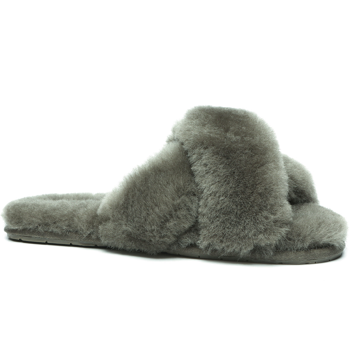 EverUgg Premium Cross Fluff Slides for Women, cozy slippers with plush cross-fluff design, perfect for comfy indoor wear.