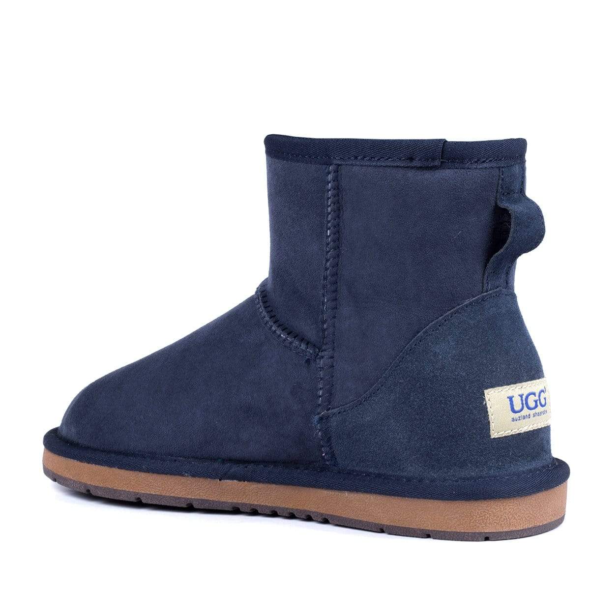 Auzland Premium Mini Classic UGG Boots for women, showcasing cozy shearling lining and soft suede exterior in a stylish mini boot design.