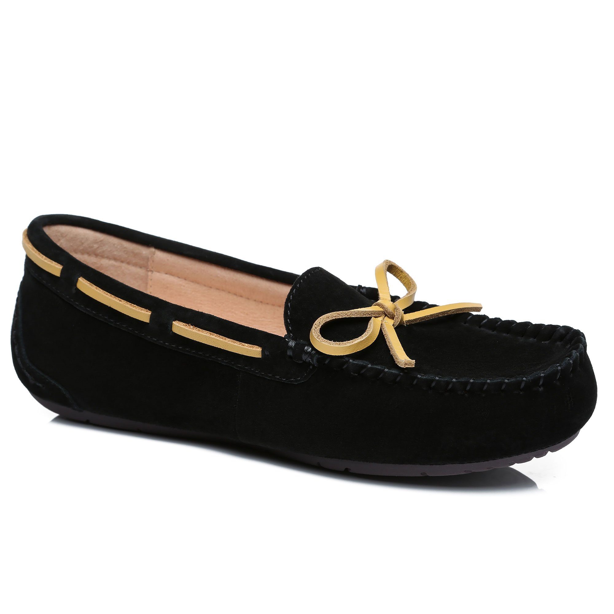 EverUgg Premium Summer Moccasin for women, featuring soft leather and comfortable slip-on design, ideal for warm weather wear.