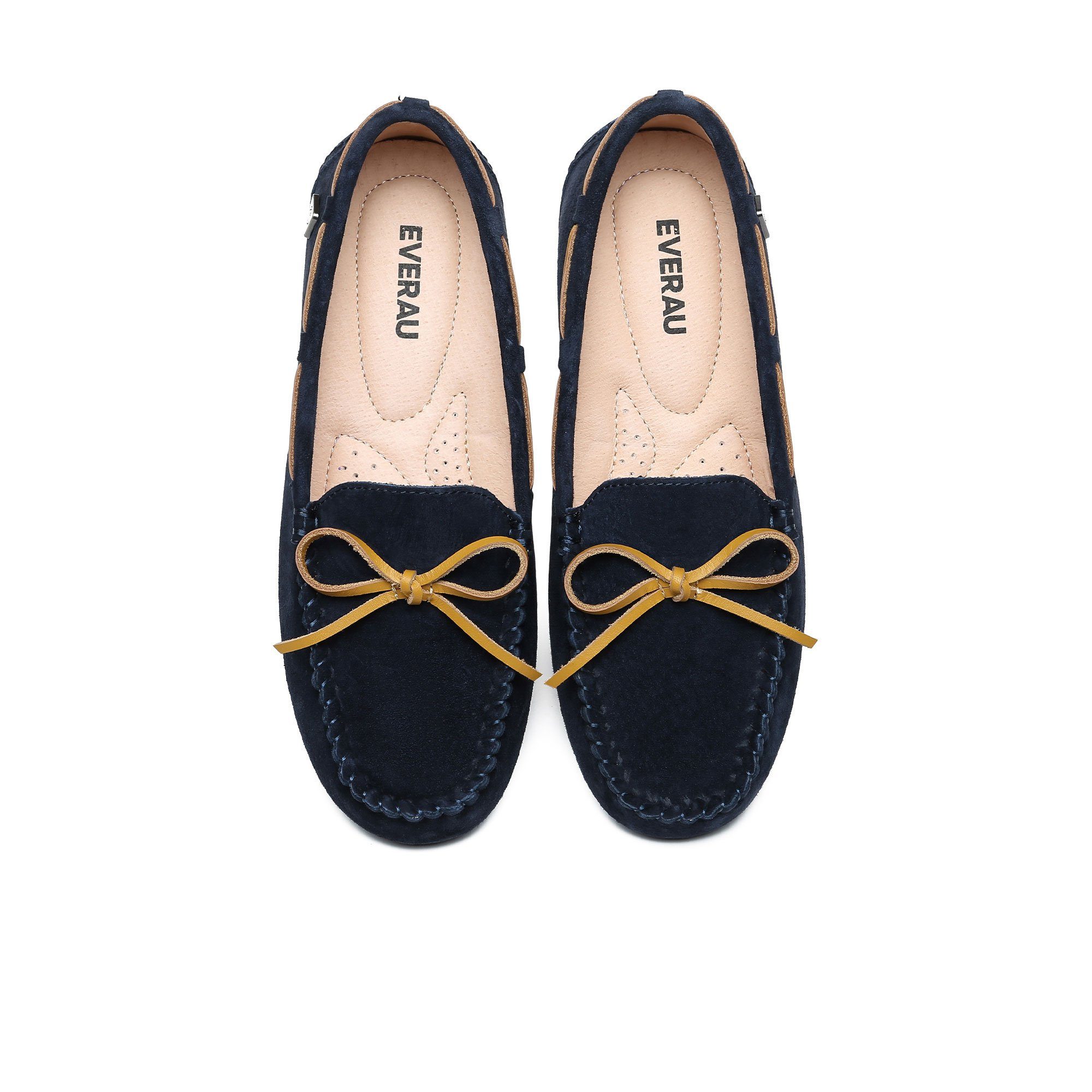 EverUgg premium summer moccasin shoes for women, featuring soft leather and comfortable slip-on design.