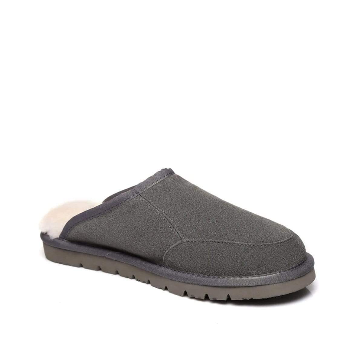EverUgg men's ultra comfy slippers with plush lining and soft suede exterior, perfect for cozy indoor wear.