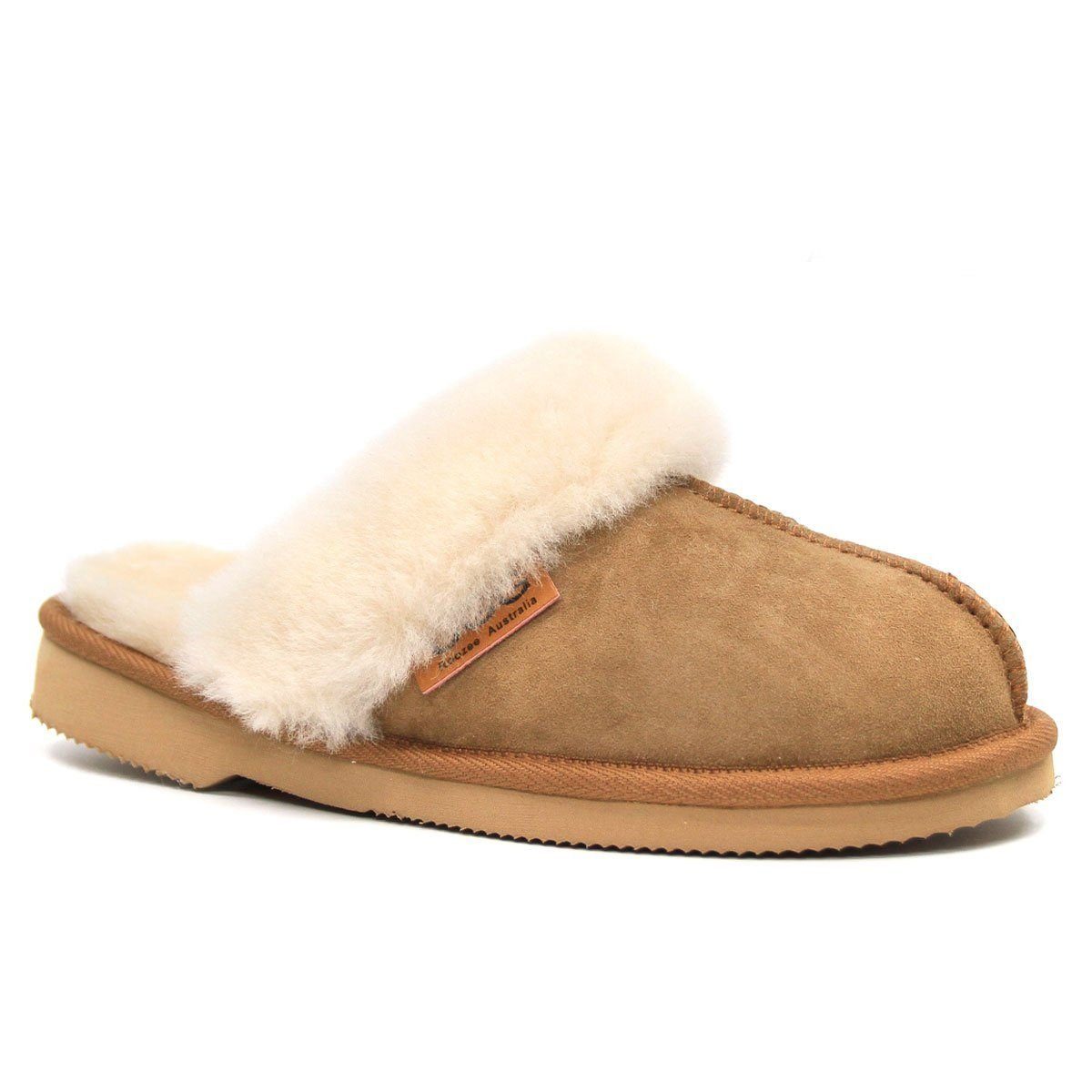 Premium women’s UGG slippers by Auzland featuring soft, cozy Australian-made slippers with a slip-on design and plush interior.
