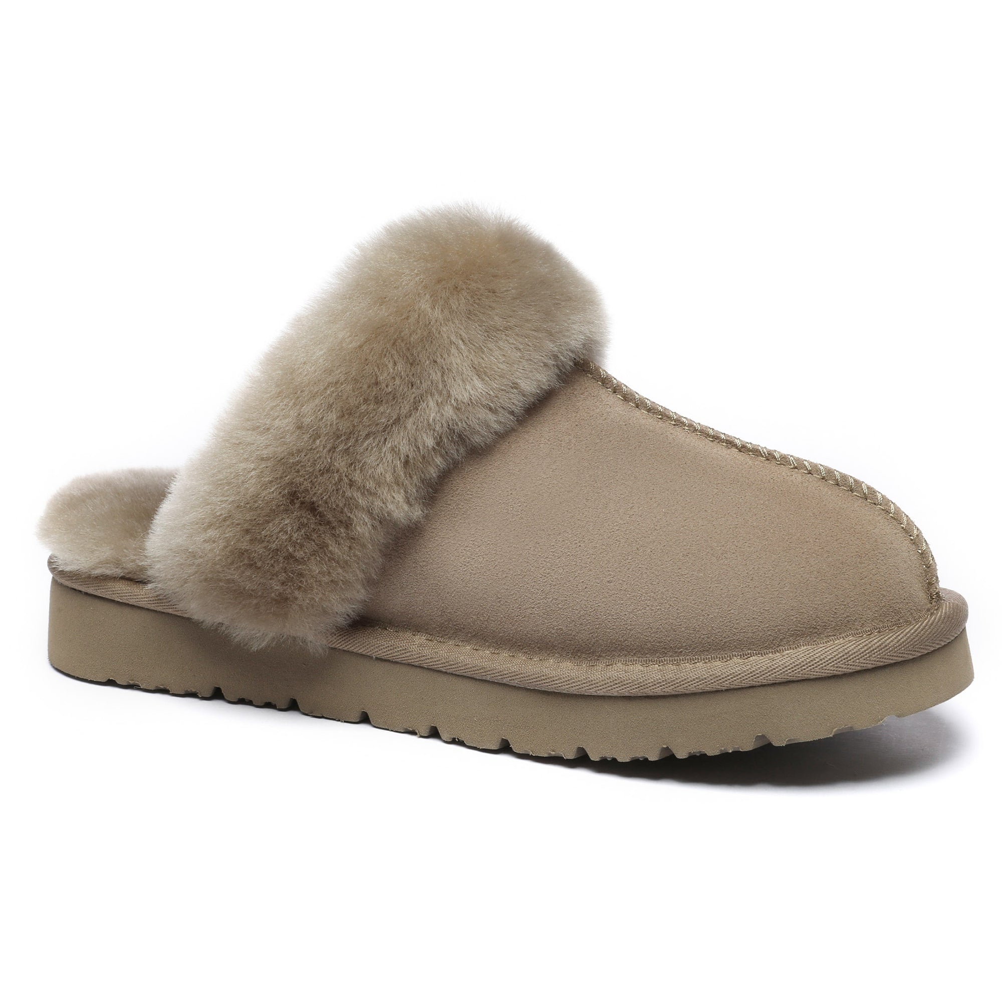 EverUgg women's premium UGG slippers with soft plush lining and cozy slip-on design on a neutral background